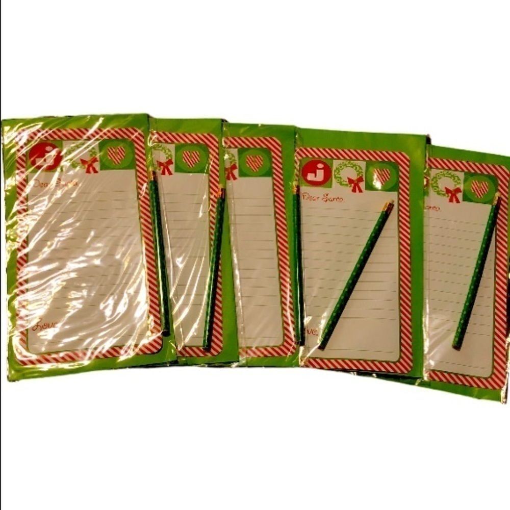 3/$15 or 5/$20 NWT 5- Dear Santa notecard sets with pencils